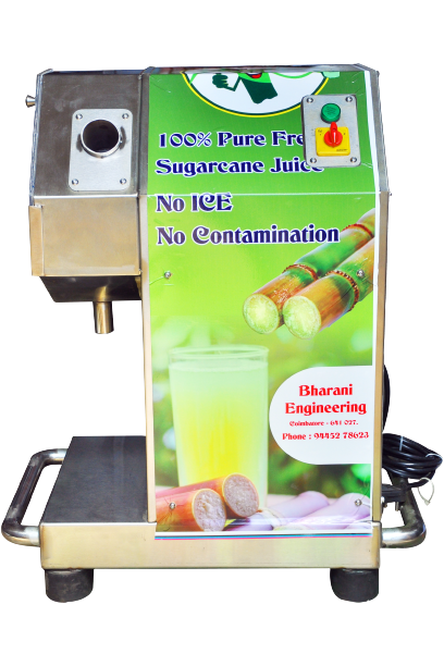 Table top sugarcane juice machine