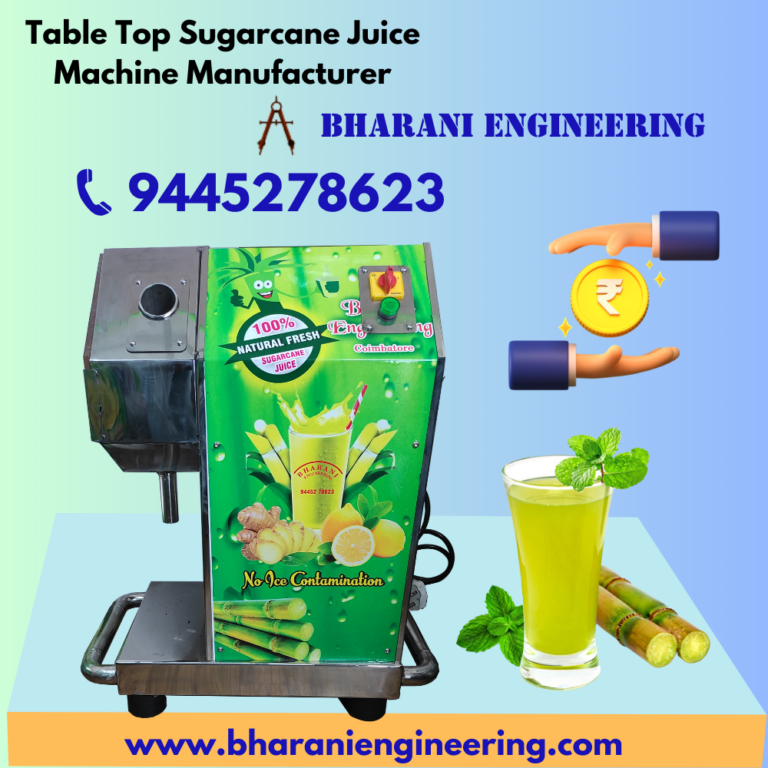 table top sugarcane juice machines