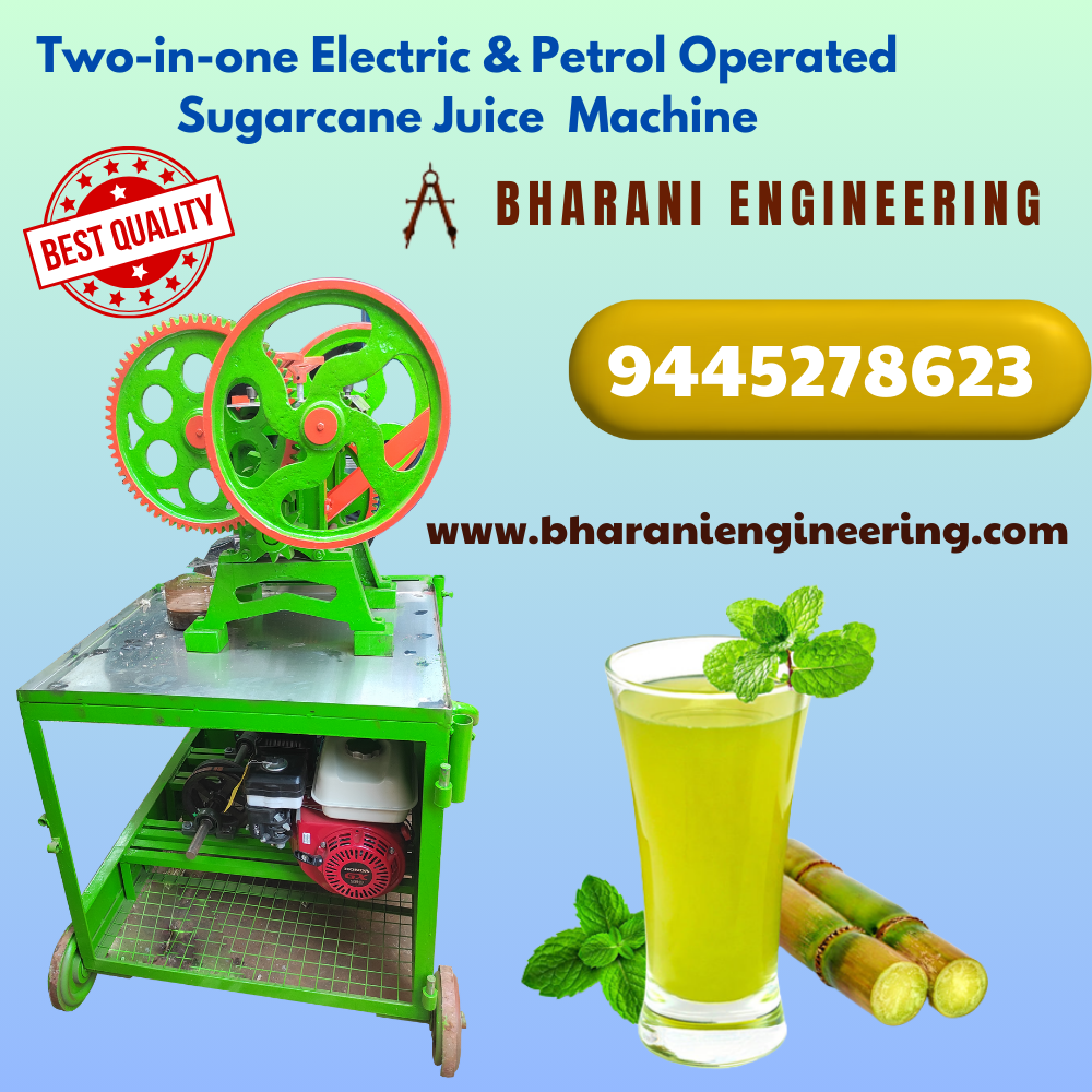 From Farm To Glass: Unleashing the power SS Sugarcane Juice Machine Manufacturer – Bharani Engineering: