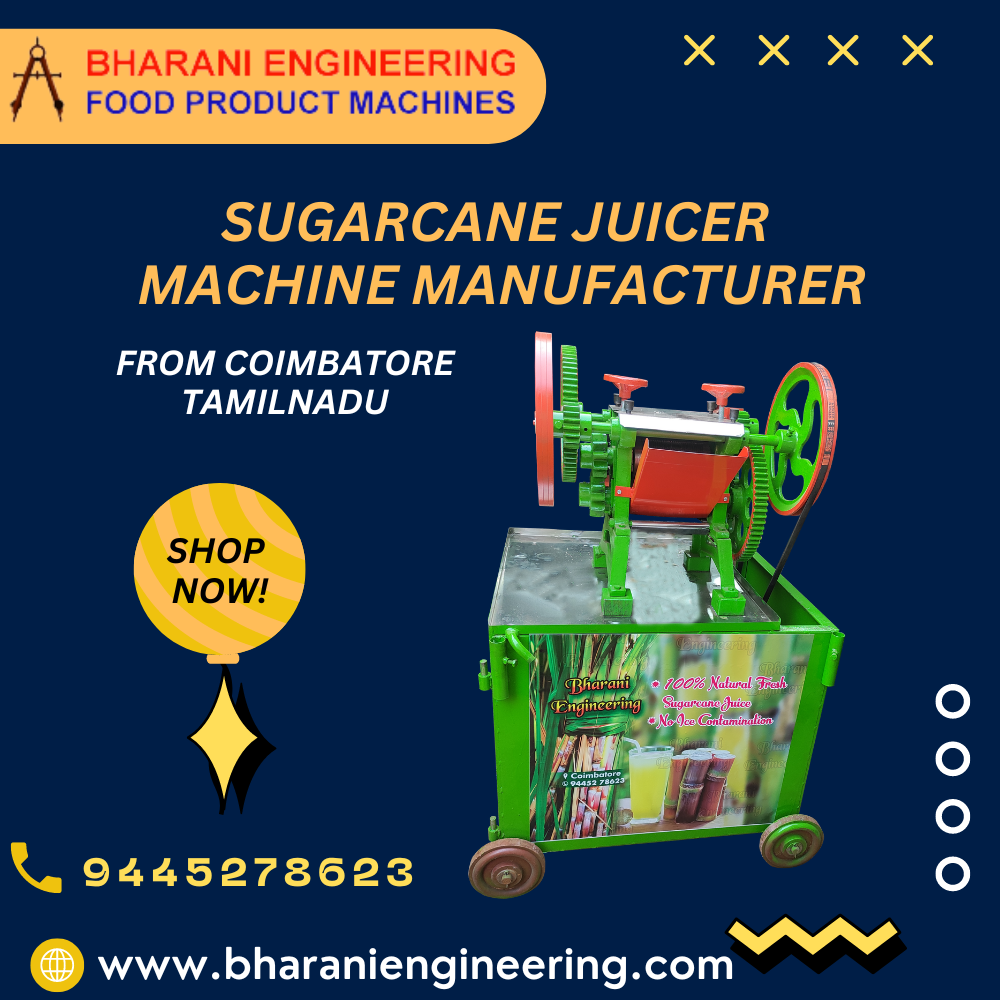 Sugarcane Juicer Machine Manufacturer.