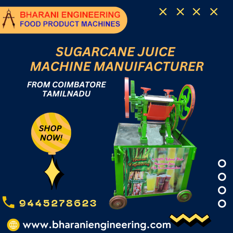 Sugarcane Juicer Machine Manufacturer.