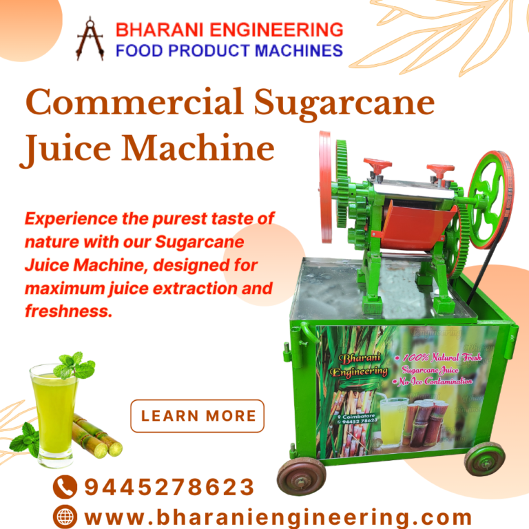 Commercial Sugarcane Juice Machine Coimbatore - Bharani Engineering