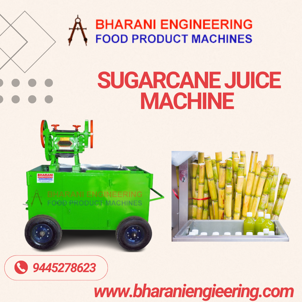 Sugarcane Juice Machine Manufacturer in Tamilnadu by Bharani Engineering