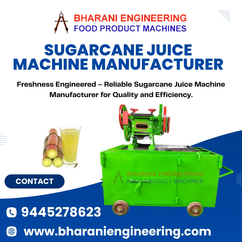 Sugarcane Juice Machine Manufacturer in Mysore – Bharani Engineering