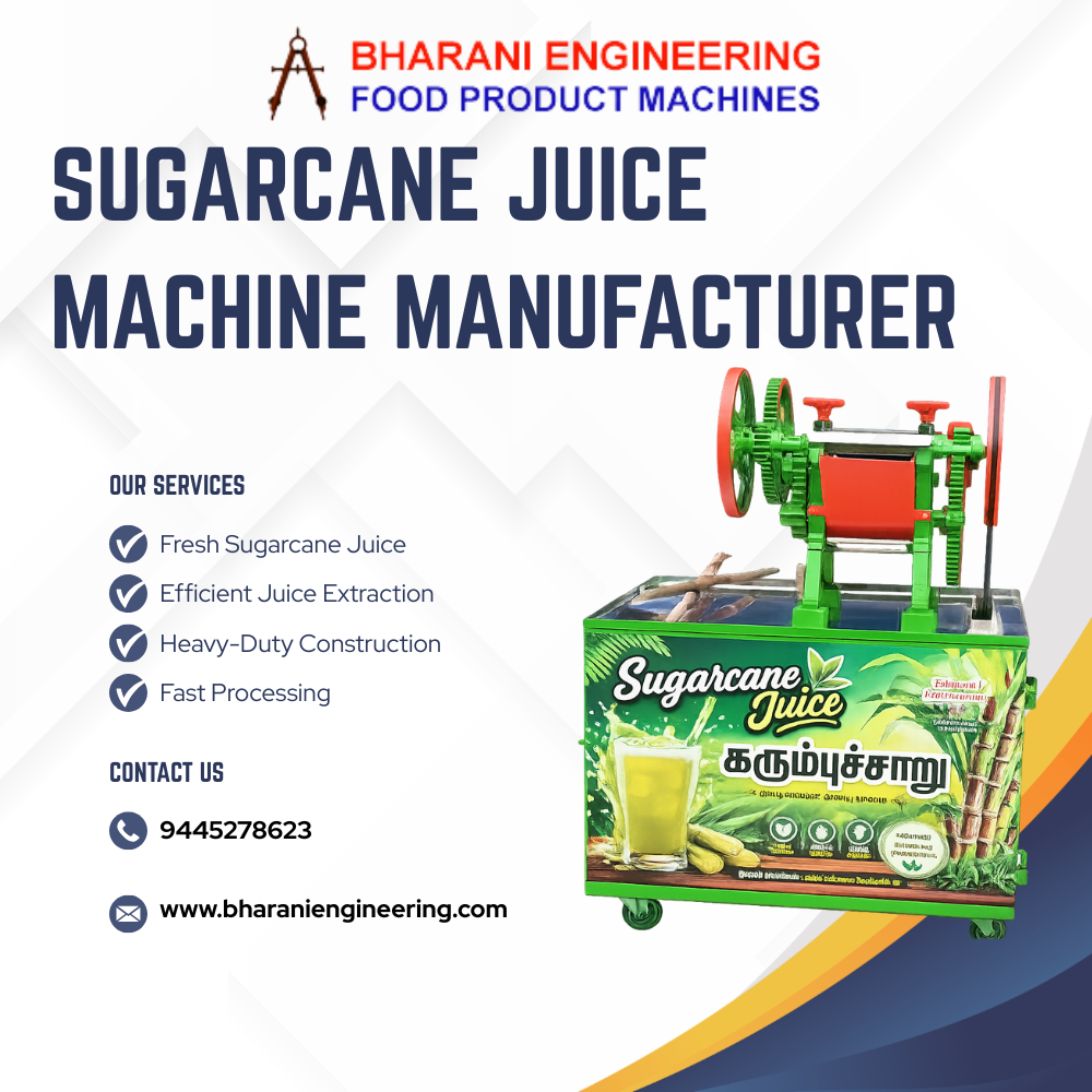 Sugarcane Juice Machine Manufacturer in Namakkal