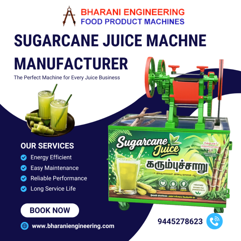 Sugarcane Juice Machine Manufacturers In Chennai
