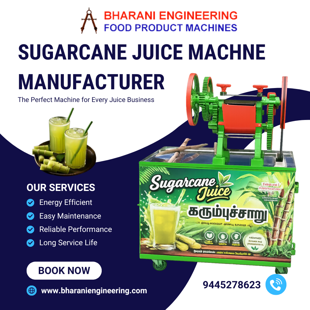 Sugarcane Juice Machine Manufacturers In Chennai