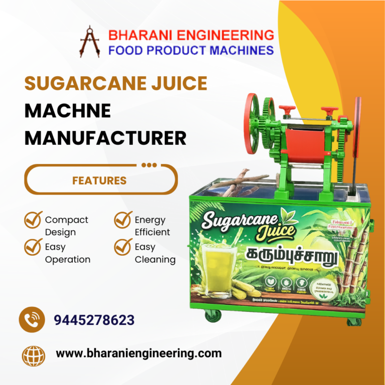 Sugarcane Juice Machine Manufacturer in Tiruppur